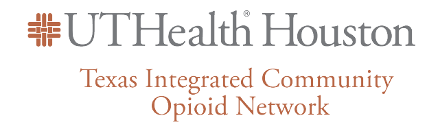 UT Health Houston Texas Integrated Community Opioid Network Logo